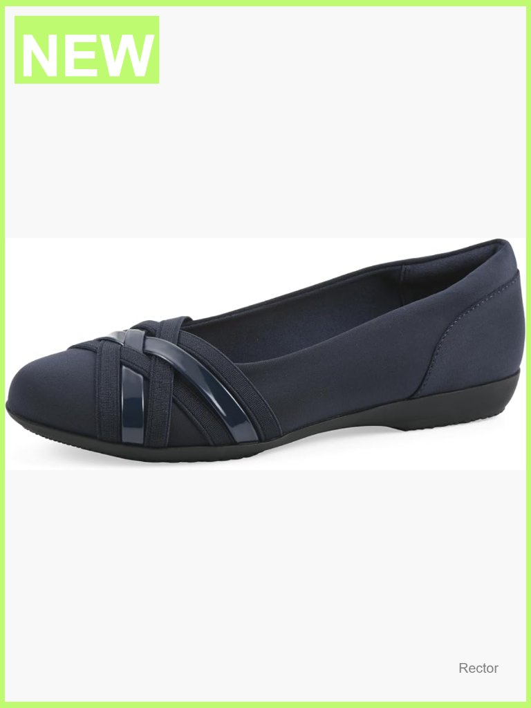 Woven Ballet Flat With Cushioned Insole - Comfort Flat